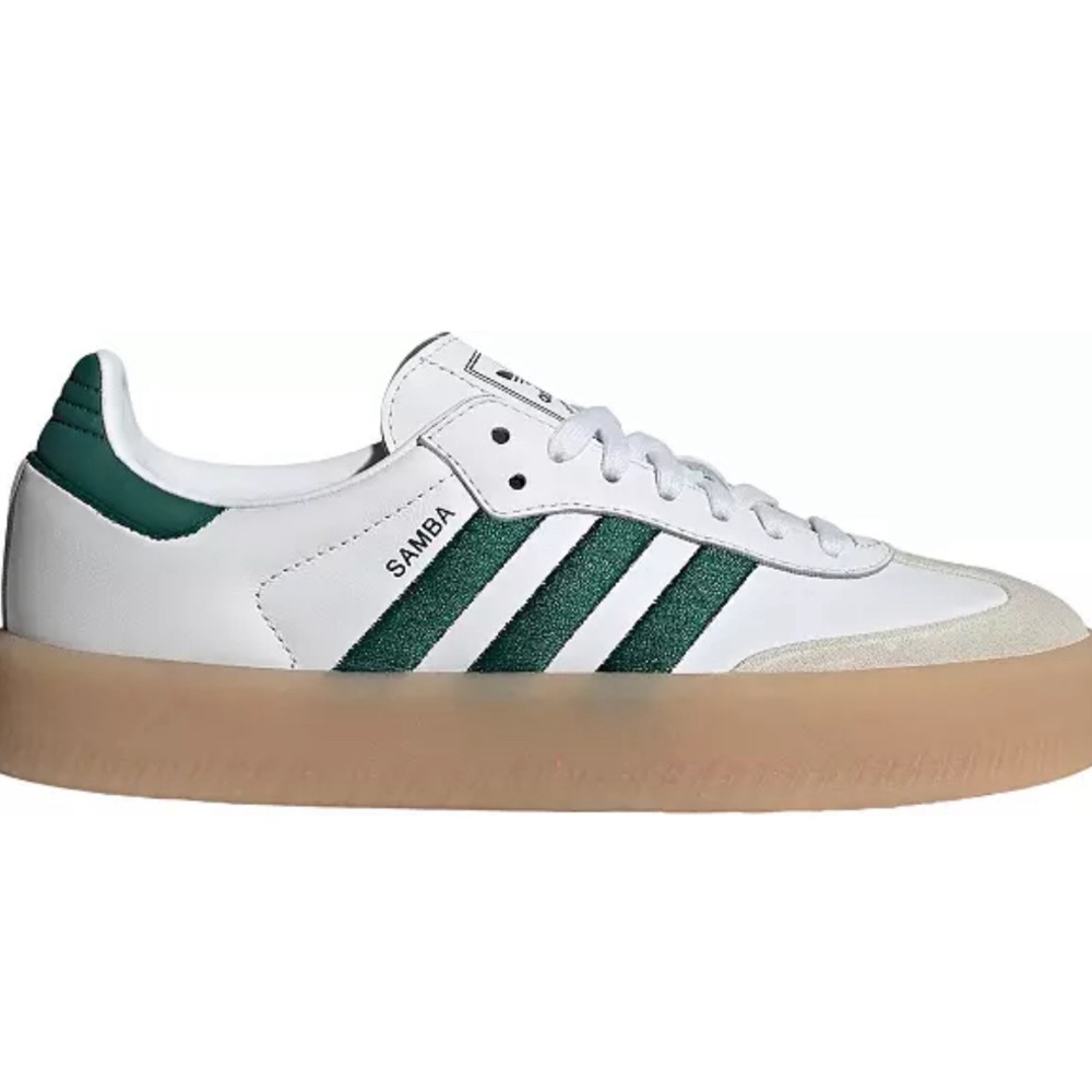 NWT adidas Women's Sambae Platform size 7 green